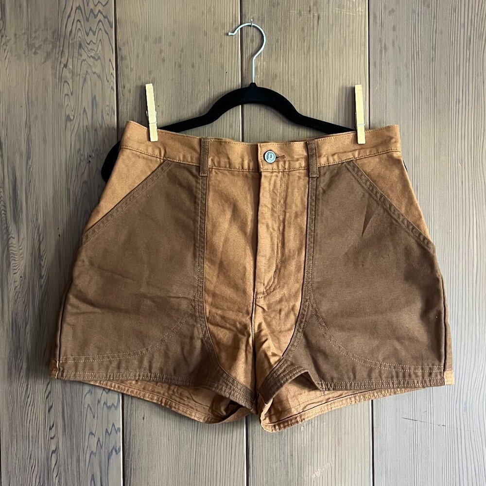 Patagonia Road to Regenerative 'Stand Up' Shorts, Earth Worm Brown Size 8